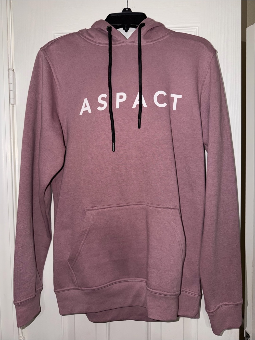 ASPACT Teddy Hoodie Womens M Elderberry Mauve Pink Pullover NWT European